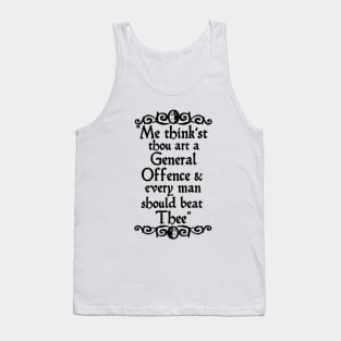 Shakespearean Insult (ACT 2 of 4) Tank Top